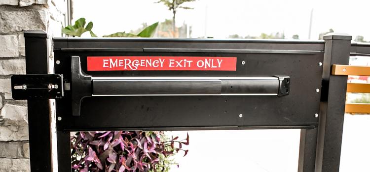 emergency push bar installation in Rowland Heights