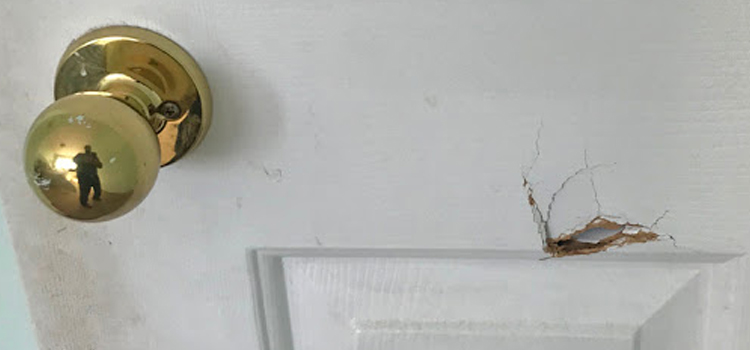 interior door hole repair Rowland Heights